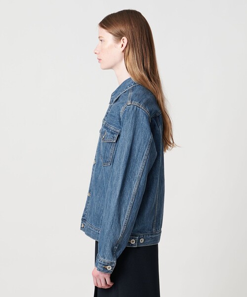 美品 スティーブンアラン 定価2,8万円 デニムのジャケット　T134 Steven Alan＞コットン デニム ブルゾン（デニムジャケット）｜Steven