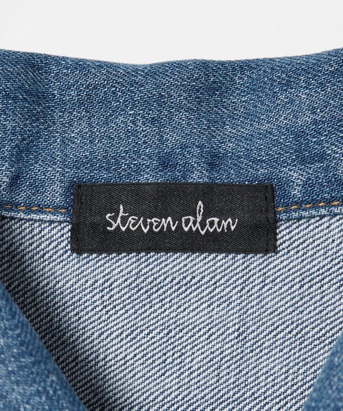 Steven Alan（スティーブンアラン）の「＜Steven Alan＞コットン デニム ブルゾン（デニムジャケット・レディース・ライトブルー/ネイビー・S/M）」の22枚目の写真