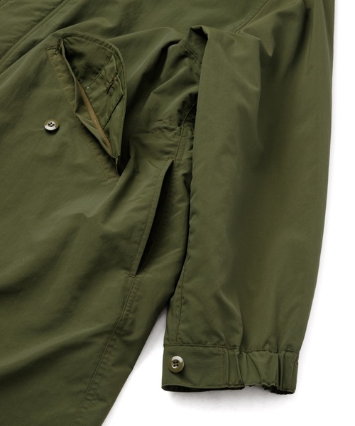 Sandinista（サンディニスタ）の「Supplex Nylon Mods Coat POLARTEC ALPHA / ポーラテック中綿入りモッズコート（モッズコート・メンズ・オリーブ/ブラック・LARGE/MEDIUM/SMALL）」の7枚目の写真