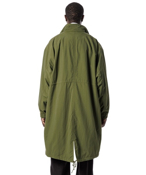 Sandinista（サンディニスタ）の「Supplex Nylon Mods Coat POLARTEC ALPHA / ポーラテック中綿入りモッズコート（モッズコート・メンズ・オリーブ/ブラック・LARGE/MEDIUM/SMALL）」の15枚目の写真