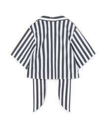 DES PRES - DES PRES ブラウス ストライプシャツ サークルストライププリント スリーブレスブラウス
