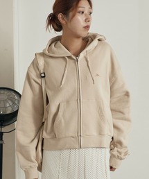 KELTY/ケルティ ミニロゴクロップドジップパーカー ワンポイント スウェット トレーナー