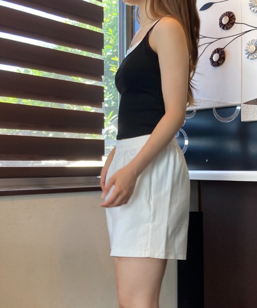Loco Ocean（ロコオーシャン）の「レイヤードライク クロスバックキャミソール 夏服（キャミソール・レディース・イエロー/ブラック・FREE）」の7枚目の写真