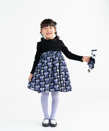 リボンプリントワンピース