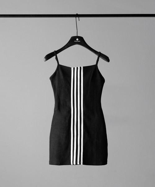 me+em select（ミームセレクト）の「４ラインタイトミニキャミワンピース ／ 4 line tight mini cami onepiece（ワンピース・レディース・ブラック・FREE）」の2枚目の写真