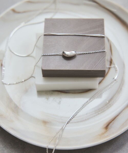 VIS（ビス）の「ビーントップレイヤードネックレス（ネックレス・レディース・ゴールド/シルバー・FREE）」の5枚目の写真