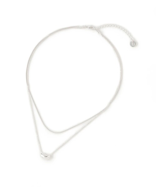 VIS（ビス）の「ビーントップレイヤードネックレス（ネックレス・レディース・ゴールド/シルバー・FREE）」の7枚目の写真
