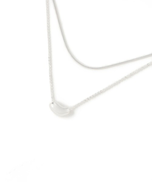 VIS（ビス）の「ビーントップレイヤードネックレス（ネックレス・レディース・ゴールド/シルバー・FREE）」の8枚目の写真