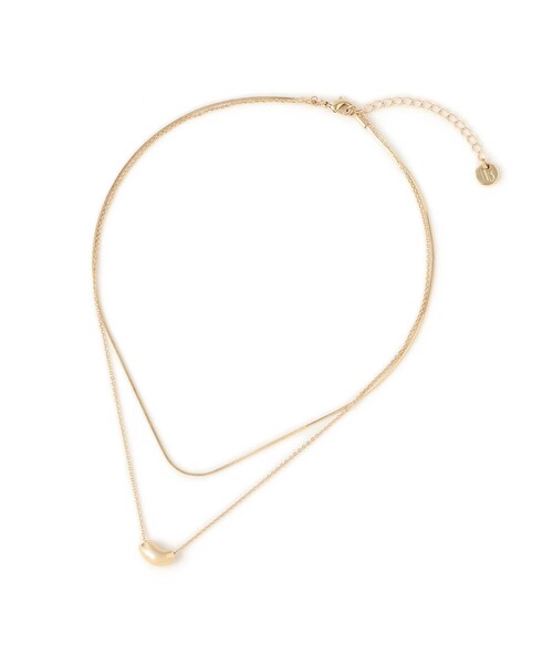 VIS（ビス）の「ビーントップレイヤードネックレス（ネックレス・レディース・ゴールド/シルバー・FREE）」の9枚目の写真