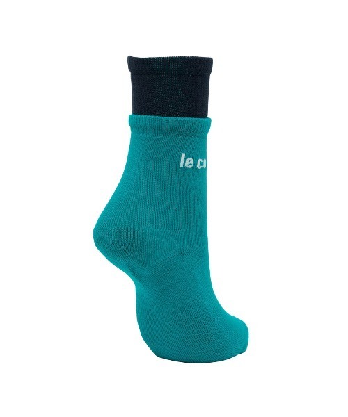 le coq sportif GOLF(ルコックスポルティフゴルフ)の「2重履き風 レギュラー丈ソックス【返品不可商品】(ソックス/靴下・レディース・ホワイト/グレー/ネイビー/グリーン・22-24)」の7枚目の写真