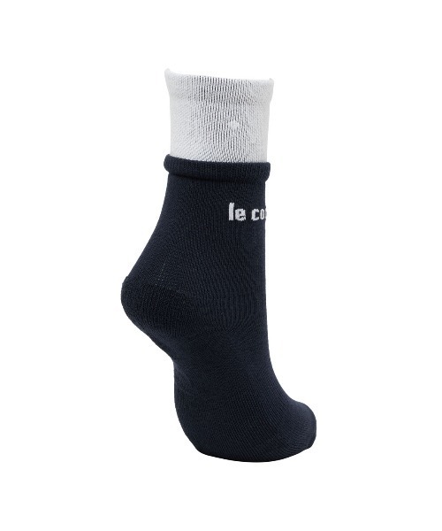 le coq sportif GOLF(ルコックスポルティフゴルフ)の「2重履き風 レギュラー丈ソックス【返品不可商品】(ソックス/靴下・レディース・ホワイト/グレー/ネイビー/グリーン・22-24)」の8枚目の写真