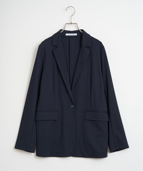 IKKA LOUNGE（イッカラウンジ）の「【セットアップ対応】GOKU楽ワークテーラージャケット（テーラードジャケット・レディース・ベージュ/ネイビー・L/M/S）」の17枚目の写真