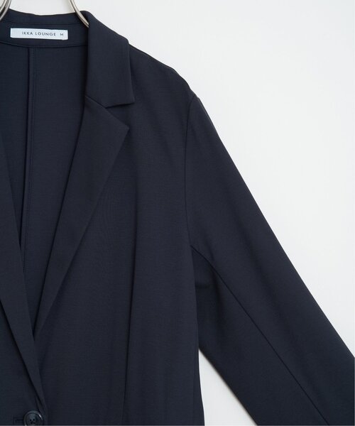 IKKA LOUNGE（イッカラウンジ）の「【セットアップ対応】GOKU楽ワークテーラージャケット（テーラードジャケット・レディース・ベージュ/ネイビー・L/M/S）」の19枚目の写真
