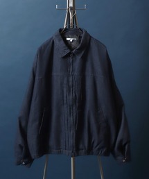 ANPAS（アンパス）の「Dolman Sleeve Denim Jacket One Wash Double Zip/ワンウォッシュ ドルマンスリーブ ダブルジップ デニムジャケット ブルゾン メンズ レディース（ブルゾン）」
