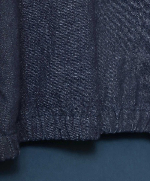 ANPAS(アンパス)の「Dolman Sleeve Denim Jacket One Wash Double Zip/ワンウォッシュ ドルマンスリーブ ダブルジップ デニムジャケット ブルゾン メンズ レディース(ブルゾン・メンズ・ブルー/ブラック・M/L)」の13枚目の写真