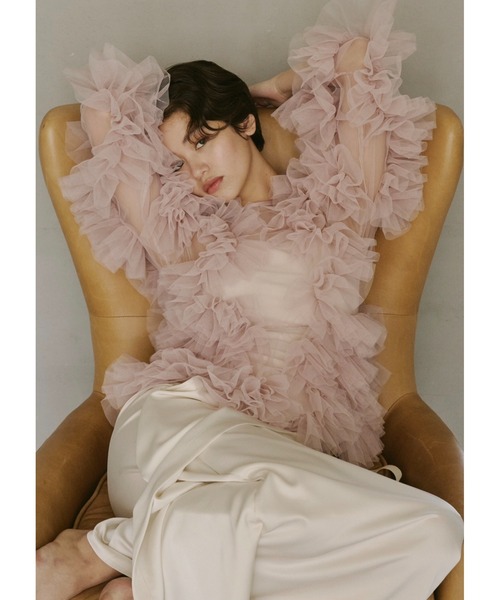 NORTR emor tulle veil tops ノートルエモア NOTREemor（ノートルエモア）の「tulle veil tops（シャツ