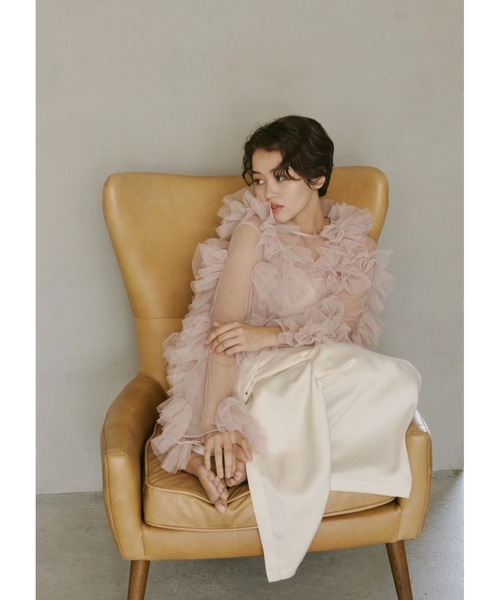 tulle veil tops（シャツ/ブラウス）｜NOTREemor（ノートルエモア）の