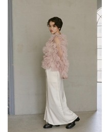 NOTREemor（ノートルエモア）の「tulle veil tops（シャツ/ブラウス