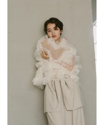 NOTREemor（ノートルエモア）の「tulle veil tops（シャツ/ブラウス