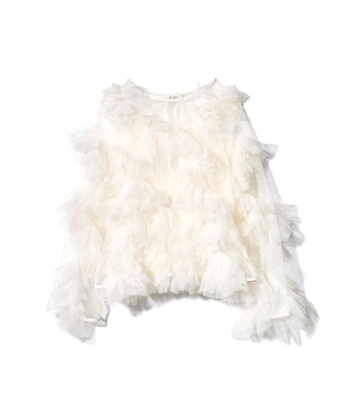 tulle veil tops（シャツ/ブラウス）｜NOTREemor