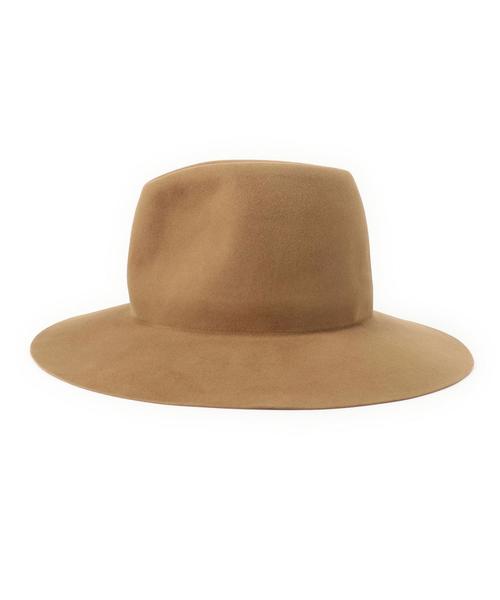 KIJIMA TAKAYUKI（キジマ　タカユキ）の「KIJIMA TAKAYUKI（キジマタカユキ） FELT HAT 1◆（ハット・レディース・ブラック/ベージュ・1）」の3枚目の写真