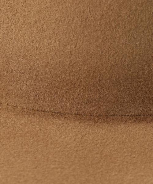 KIJIMA TAKAYUKI（キジマ　タカユキ）の「KIJIMA TAKAYUKI（キジマタカユキ） FELT HAT 1◆（ハット・レディース・ブラック/ベージュ・1）」の4枚目の写真