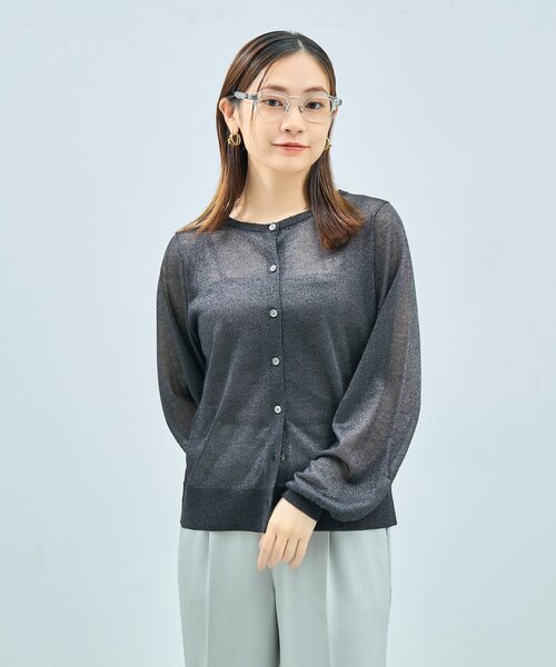 UNITED ARROWS（ユナイテッドアローズ）の「Zoff｜UNITED ARROWS｜ウェリントン型 メガネ [Luxe] サーモント ｜伊達メガネ 度付き[レンズ交換券付き]ユニセックス  ユナイテッドアローズ（メガネ・メンズ・クリア/ダークブラウン・FREE）」の8枚目の写真