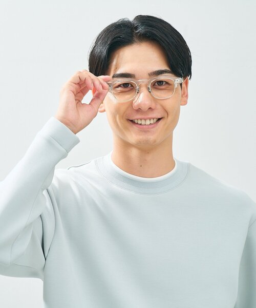 UNITED ARROWS（ユナイテッドアローズ）の「Zoff｜UNITED ARROWS｜ウェリントン型 メガネ [Luxe] サーモント ｜伊達メガネ 度付き[レンズ交換券付き]ユニセックス  ユナイテッドアローズ（メガネ・メンズ・クリア/ダークブラウン・FREE）」の10枚目の写真