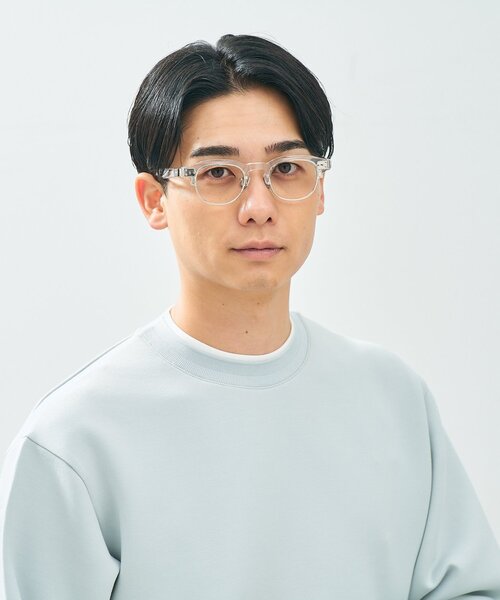 UNITED ARROWS（ユナイテッドアローズ）の「Zoff｜UNITED ARROWS｜ウェリントン型 メガネ [Luxe] サーモント ｜伊達メガネ 度付き[レンズ交換券付き]ユニセックス  ユナイテッドアローズ（メガネ・メンズ・クリア/ダークブラウン・FREE）」の12枚目の写真