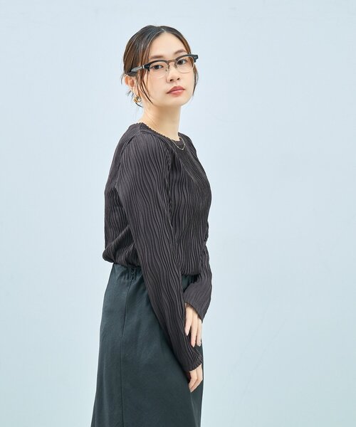 UNITED ARROWS（ユナイテッドアローズ）の「Zoff｜UNITED ARROWS｜ウェリントン型 メガネ [Luxe] サーモント ｜伊達メガネ 度付き[レンズ交換券付き]ユニセックス  ユナイテッドアローズ（メガネ・メンズ・クリア/ダークブラウン・FREE）」の21枚目の写真