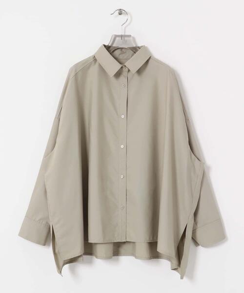 URBAN RESEARCH(アーバンリサーチ)の「ドルマンスリーブシャツ(シャツ/ブラウス・レディース・ベージュ/ブルー系その他/チャコールグレー・FREE)」の10枚目の写真