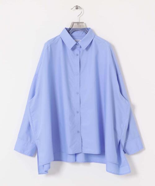 URBAN RESEARCH(アーバンリサーチ)の「ドルマンスリーブシャツ(シャツ/ブラウス・レディース・ベージュ/ブルー系その他/チャコールグレー・FREE)」の16枚目の写真