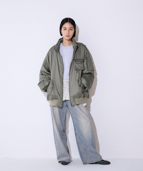 細部にまでこだわった万能アイテム】Army BIGブルゾン/588963