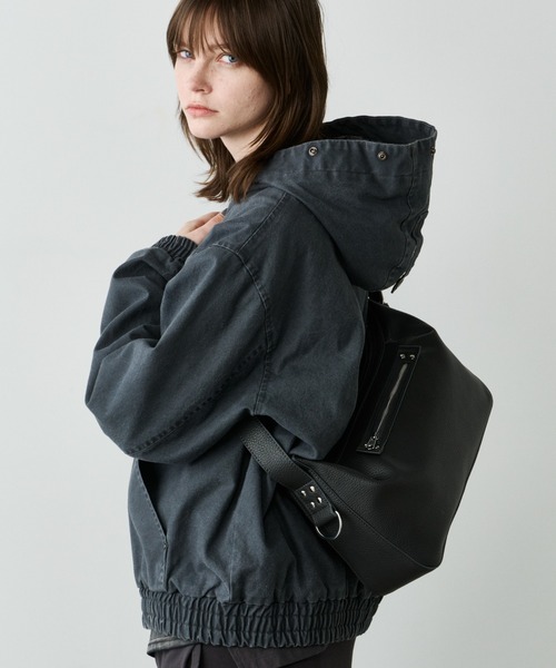 AFF AIVER(エイエフエフアイバー)の「AFF AIVER フェイクレザーダーツワンショルダー(ショルダーバッグ・メンズ・ブラック/チャコールグレー・FREE)」の19枚目の写真