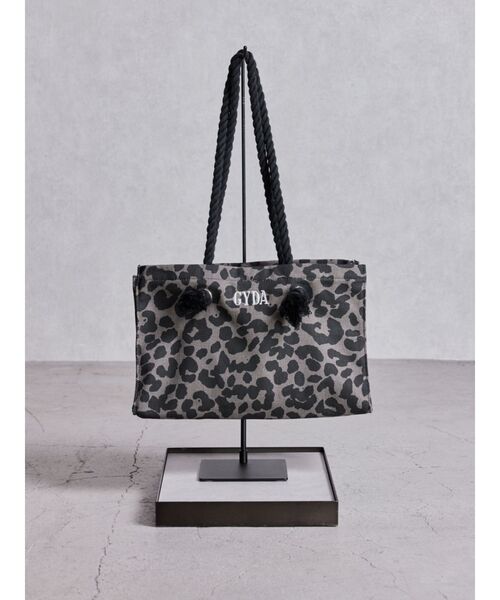 GYDA(ジェイダ)の「GYDAロープMトートBAG(トートバッグ・レディース・その他1/アイボリー/ブラック・FREE)」の3枚目の写真