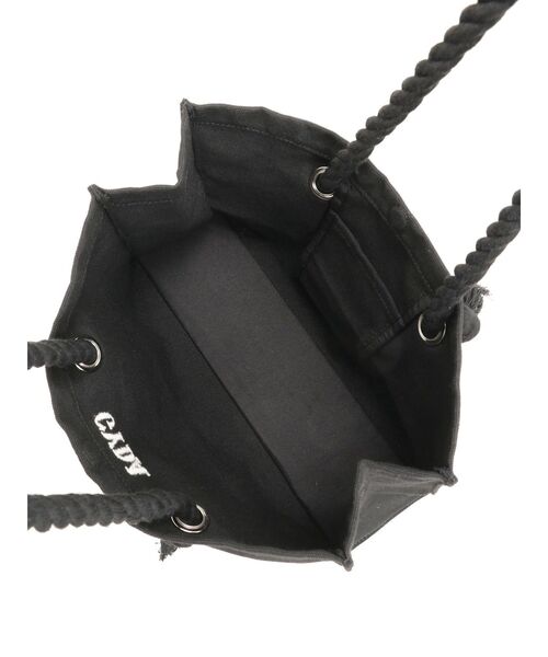 GYDA(ジェイダ)の「GYDAロープMトートBAG(トートバッグ・レディース・その他1/アイボリー/ブラック・FREE)」の17枚目の写真