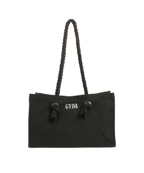 GYDA(ジェイダ)の「GYDAロープMトートBAG(トートバッグ・レディース・その他1/アイボリー/ブラック・FREE)」の8枚目の写真