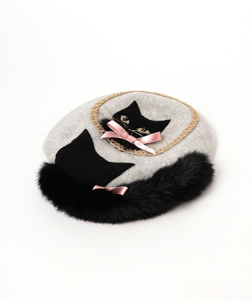 セール】Barairo no Boushi / 鏡の国のNECOベレー（ハンチング/ベレー