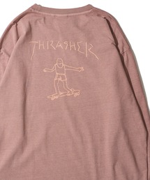 THRASHER（スラッシャー）の「【THRASHER / スラッシャー】マークゴンザレスアート ピグメント加工 クルーネックロンT（Tシャツ/カットソー・メンズ）」