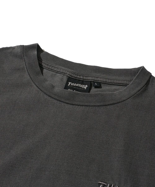 THRASHER(スラッシャー)の「【THRASHER / スラッシャー】マークゴンザレスアート ピグメント加工 クルーネックロンT(Tシャツ/カットソー・メンズ・ネイビー/ブラウン/チャコールグレー/ピンク・MEDIUM/LARGE/X-LARGE)」の11枚目の写真