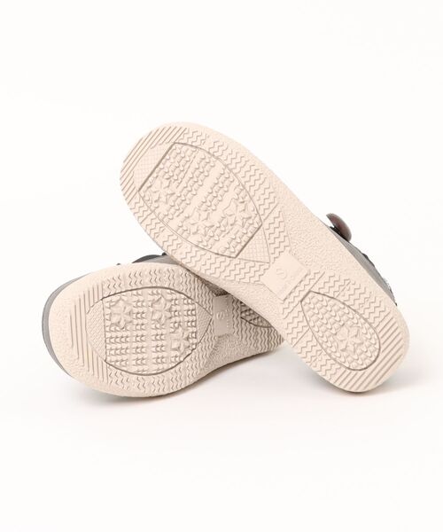 moz（モズ）の「moz(モズ)ボタンデザインシャーリングカジュアルシューズ（スリッポン・レディース・ブラック/アッシュブラウン/マスタード・LL/S/M/L）」の5枚目の写真