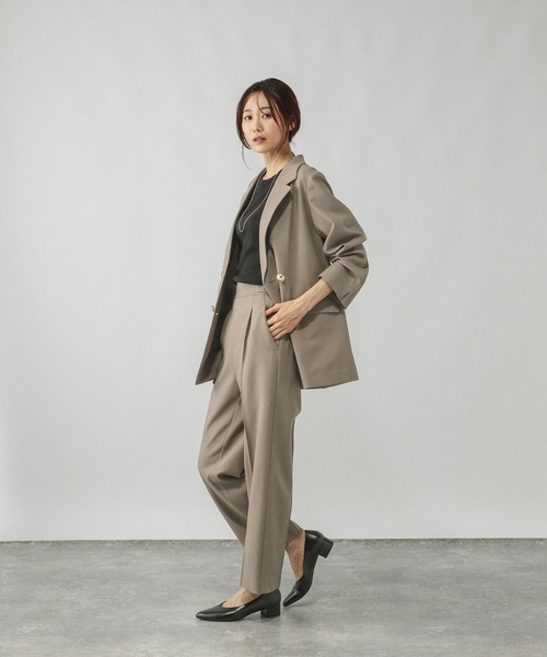 サロンドグローバルワーク セットアップ ジャケット L+スラックスXL2本