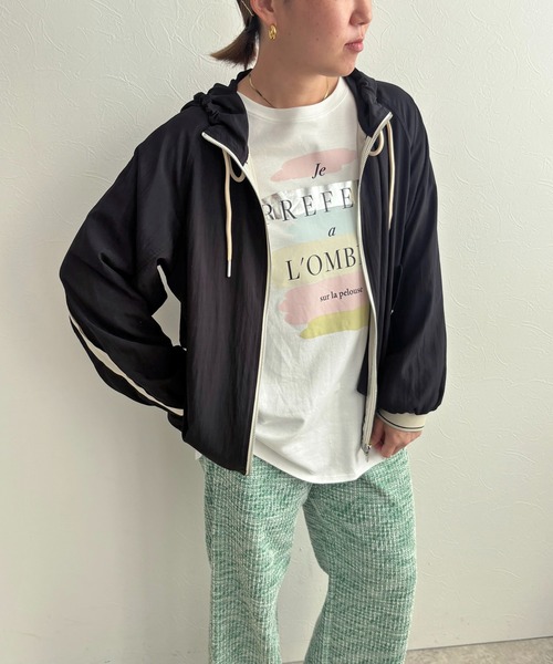 LHELBIE（レルビエ）の「バックフレアワークブルゾン（ブルゾン・レディース・ブラック/ライトベージュ/カーキ・M）」の18枚目の写真