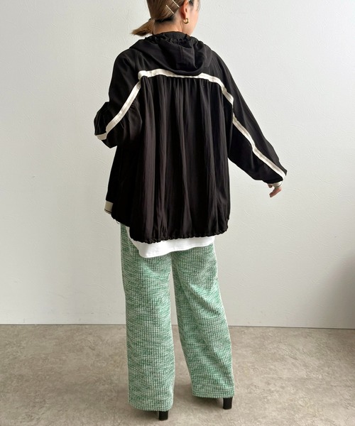 LHELBIE（レルビエ）の「バックフレアワークブルゾン（ブルゾン・レディース・ブラック/ライトベージュ/カーキ・M）」の17枚目の写真