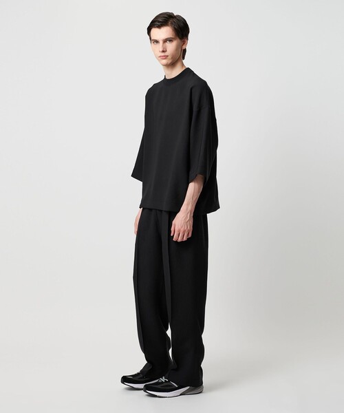 UNITED ARROWS & SONS by DAISUKE OBANA（ユナイテッドアローズアンドサンズバイダイスケオバナ）の「＜D.O UNITED ARROWS BY DAISUKE OBANA＞ Ⅰ CR 1P WIDE STRT PANTS/パンツ（その他パンツ・メンズ・ダークグリーン/ブラック・XL/S/L/M）」の8枚目の写真