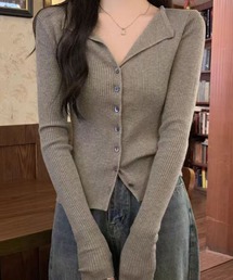 2ly2（トゥーリートゥー）の「スリムシルエットカーデ（カーディガン/ボレロ）」