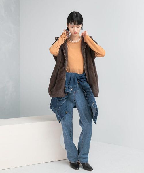 ECOPELファーフードジレ（その他アウター）｜URBAN RESEARCH ROSSO