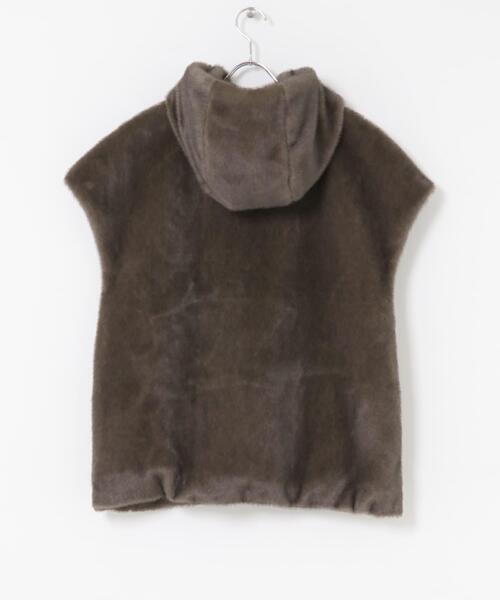 セール】ECOPELファーフードジレ（その他アウター）｜URBAN RESEARCH