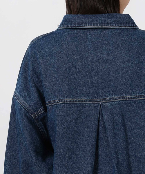 LAKOLE（ラコレ）の「ビックシルエットデニムジャケット / 588026（デニムジャケット・レディース・ブラック/インディゴブルー・FREE）」の16枚目の写真