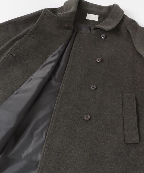 LAATO(ラート)の「balmacaan coat(ステンカラーコート・レディース・ライトカーキ/キャメル/ライトブルー・FREE)」の10枚目の写真